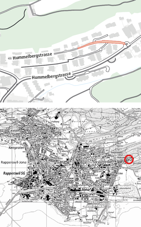 Erneuerung Werkleitungen in der Hummelbergstrasse 74-95