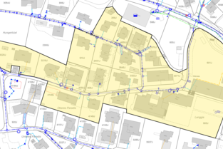 Unterbruch der Wasserlieferung am Paradiesweg