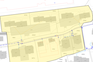 Unterbruch der Wasserlieferung an der Grütstrasse