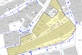 Unterbruch der Wasserlieferung an der Webergasse