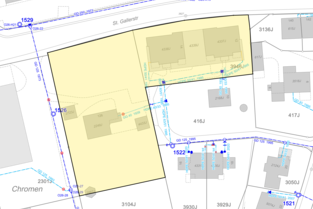 Unterbruch der Wasserlieferung an der Erlenstrasse